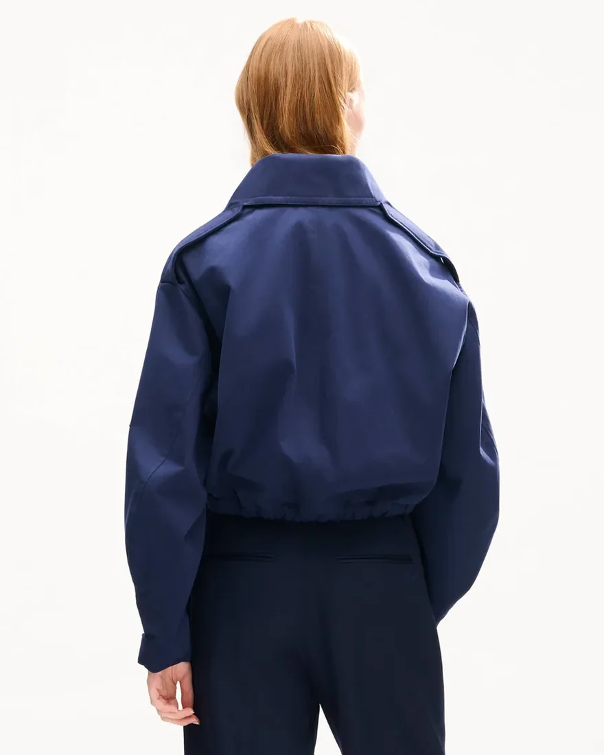 Куртка-блузон Kenzo вкороченої довжини з бавовни — фото 3