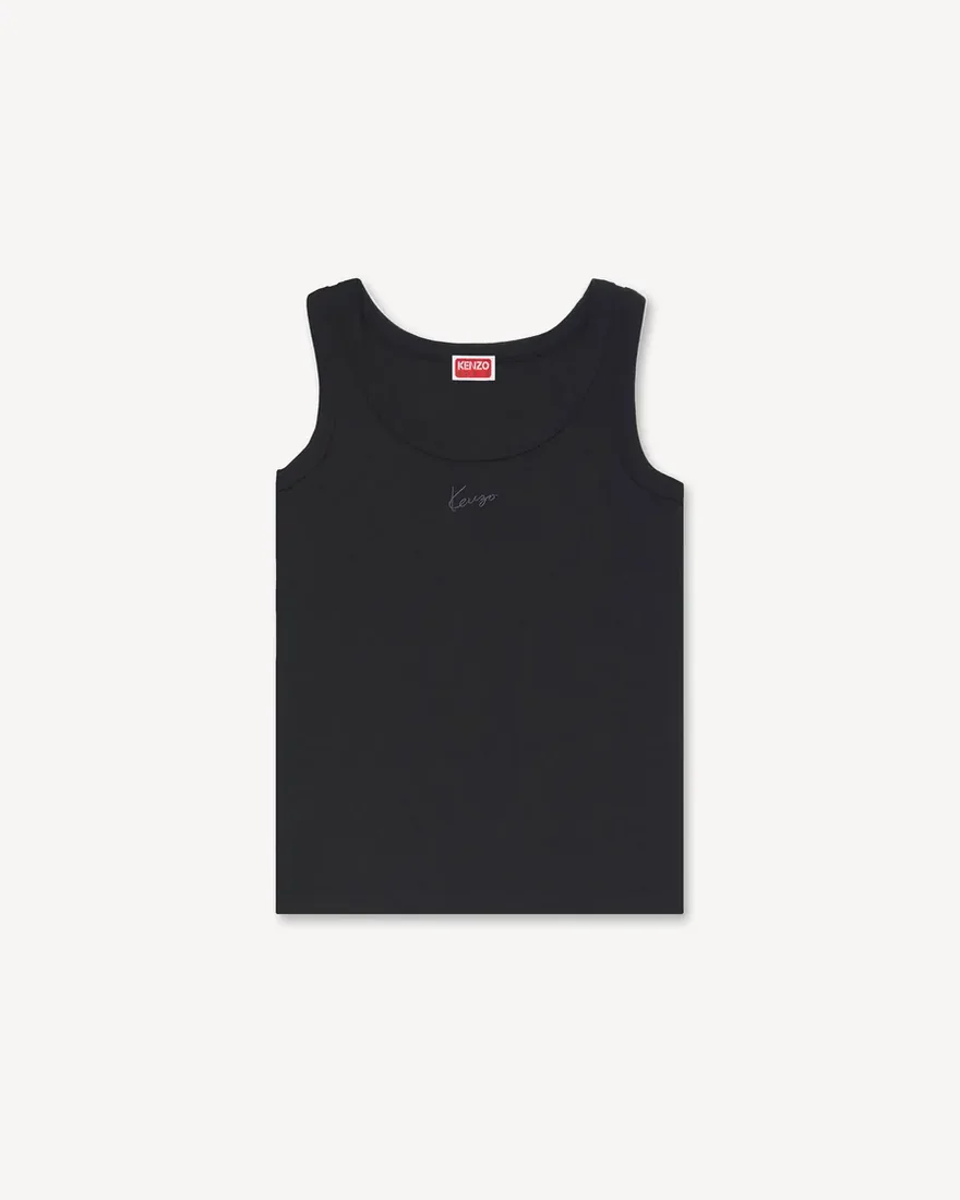 Топ Kenzo з вишивкою з бавовни